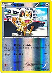 Meowth - 80/99 (Mirror Reverse Holo) (080/099) [Miscellaneous Cards and Products]