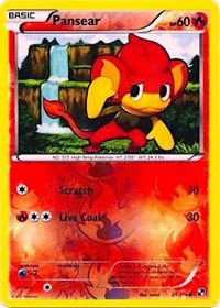 Pansear - 21/114 (Energy Holo) (021/114) [Miscellaneous Cards and Products]
