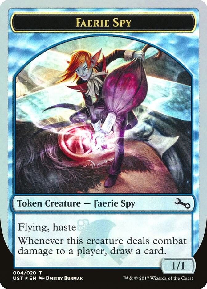 Faerie Spy Token (4) [Unstable]