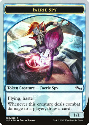 Faerie Spy Token (4) [Unstable]