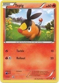 Tepig 15/114 (Cosmos Holo) (015/114) [League and Championship Cards]