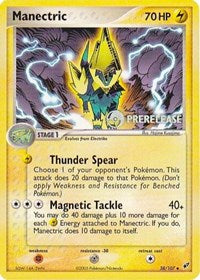 Manectric - 38/107 (Prerelease) (38/107) [Nintendo Promos]