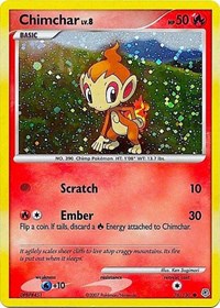 Chimchar - 76/130 (Cosmos Holo) (076/130) [Miscellaneous Cards and Products]