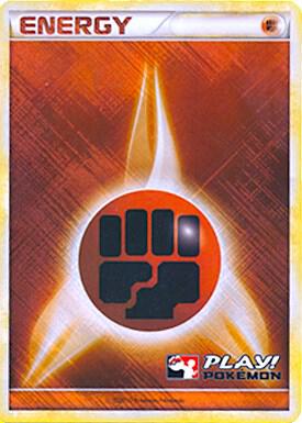 Fighting Energy (2010 Play! Pokemon) [League and Championship Cards]