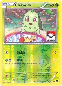 Chikorita - 1/122 (Pokemon League) (001/122) [League and Championship Cards]