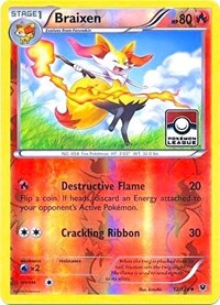 Braixen - 12/124 (Pokemon League) (012/124) [League and Championship Cards]