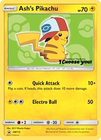 Ash's Pikachu - SM112 (SM112) [SM Promos]