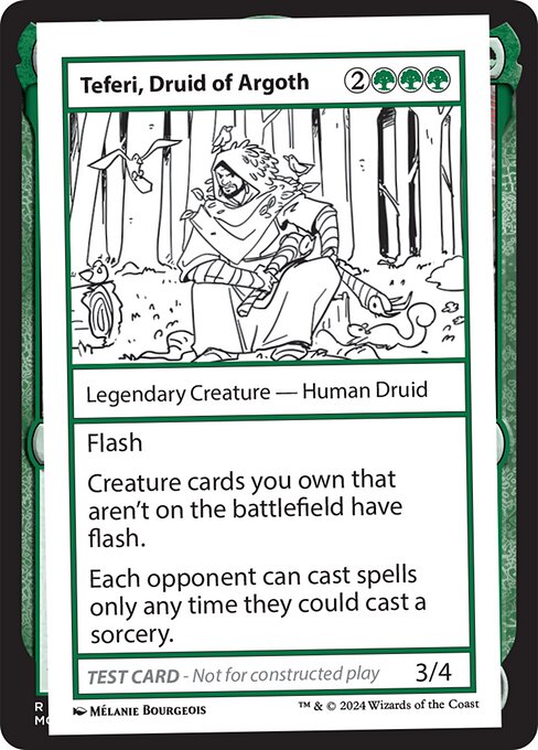 Teferi, Druid of Argoth (999-TDOA) [Mystery Booster 2]