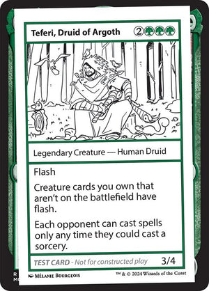 Teferi, Druid of Argoth (999-TDOA) [Mystery Booster 2]