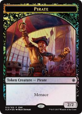 Pirate // Treasure Double-Sided Token (12) [FNM Promos]