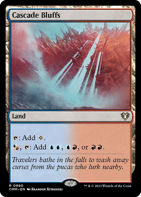 Cascade Bluffs (990) [Commander Masters]