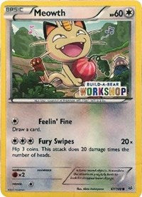 Meowth - 67/108 (Build-A-Bear Workshop Exclusive) (067/108) [Miscellaneous Cards and Products]