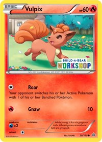 Vulpix - 20/160 (Build-A-Bear Workshop Exclusive) (020/160) [Miscellaneous Cards and Products]
