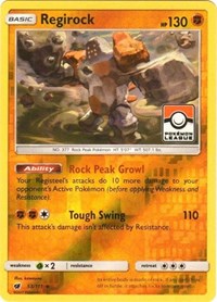 Regirock - 53/111 (Pokemon League) (053/111) [League and Championship Cards]