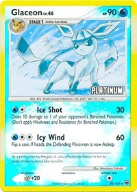 Glaceon - 20/100 [Platinum] (020/100) [Burger King Promos]
