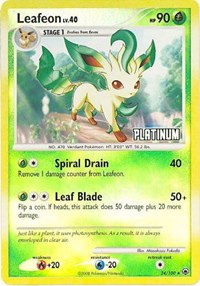 Leafeon - 24/100 [Platinum] (024/100) [Burger King Promos]