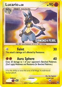 Lucario - 6/130 [Diamond & Pearl] (006/130) [Burger King Promos]