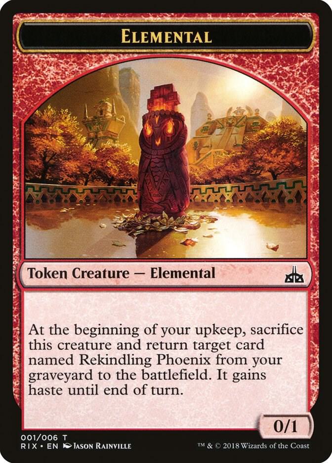 Elemental Token (001) [Rivals of Ixalan]