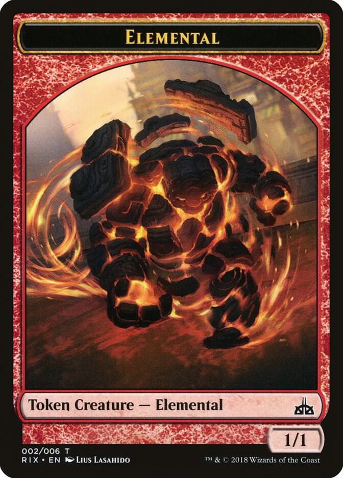 Elemental Token (002) [Rivals of Ixalan]
