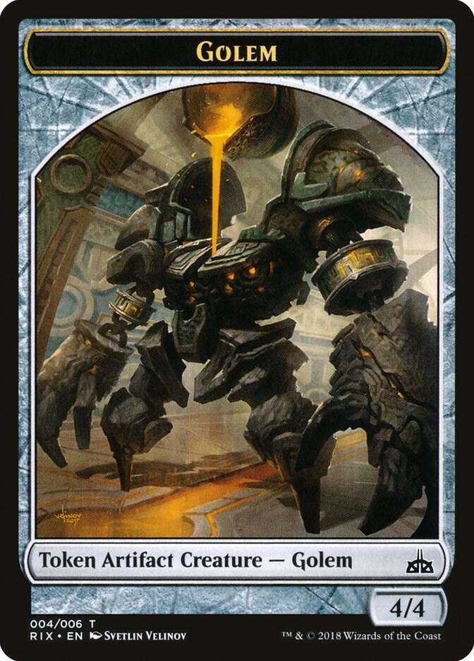 Golem Token (004) [Rivals of Ixalan]