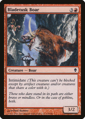 Bladetusk Boar (118) [Zendikar]