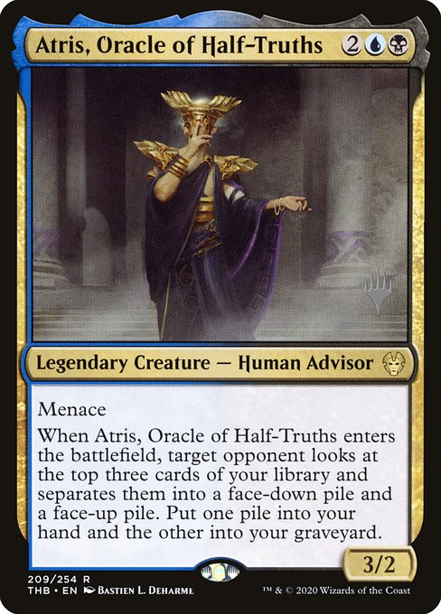 Atris, Oracle of Half-Truths (209p) [Theros Beyond Death Promos]