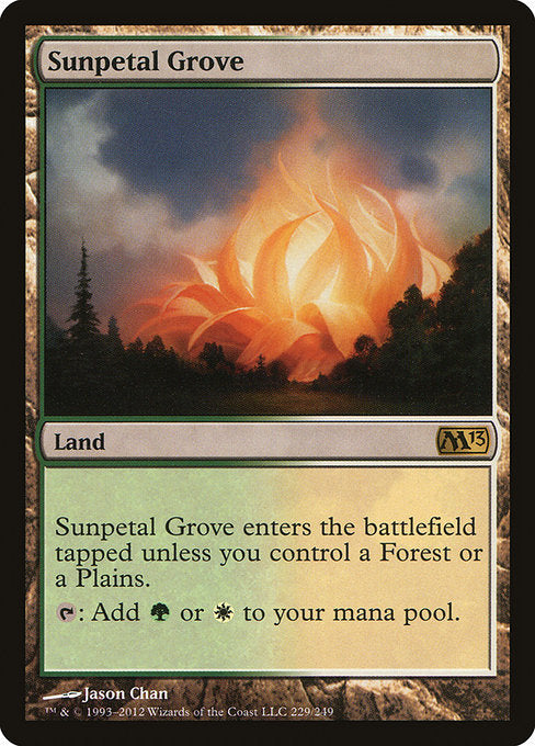 Sunpetal Grove (229) [Magic 2013]
