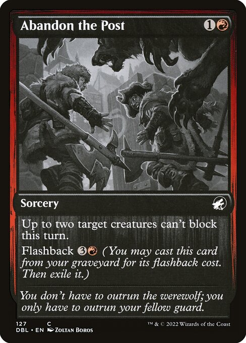 Abandon the Post (127) [Innistrad: Double Feature]