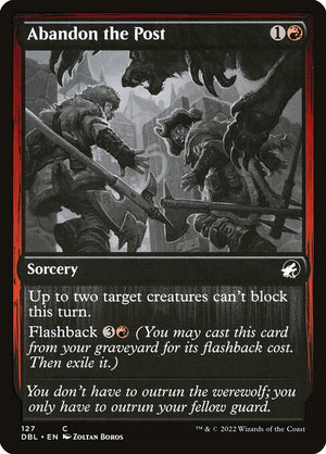 Abandon the Post (127) [Innistrad: Double Feature]