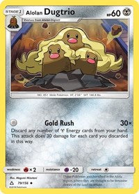 Alolan Dugtrio (79/156) [SM Ultra Prism]