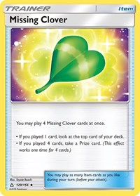 Missing Clover (129/156) [SM Ultra Prism]
