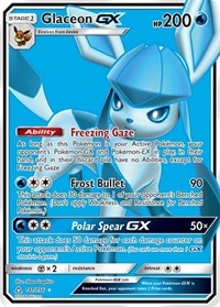 Glaceon GX (Full Art) (141/156) [SM Ultra Prism]