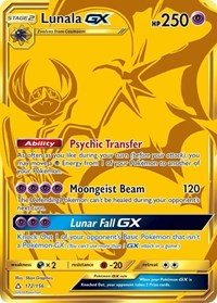 Lunala GX (Secret Rare) (172/156) [SM Ultra Prism]