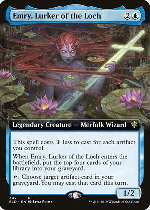 Emry, Lurker of the Loch (342) [Throne of Eldraine] [Extended Art]