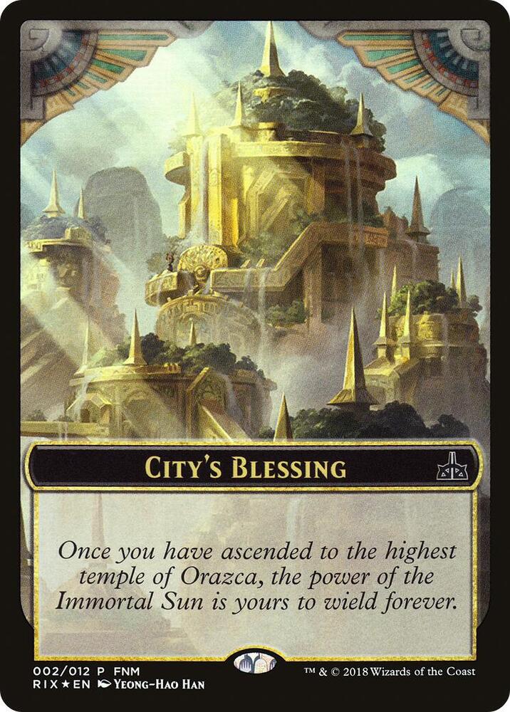 City's Blessing // Elemental Double-Sided Token (2) [FNM Promos]