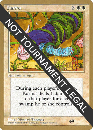 Karma - 1996 Bertrand Lestree (4ED) (SB) [World Championship Decks]