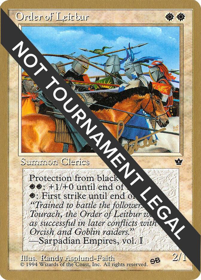 Order of Leitbur (Group) - 1996 Bertrand Lestree (FEM) (SB) [World Championship Decks]
