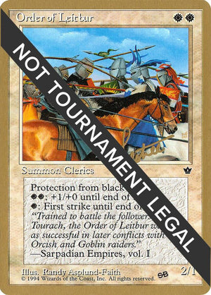Order of Leitbur (Group) - 1996 Bertrand Lestree (FEM) (SB) [World Championship Decks]