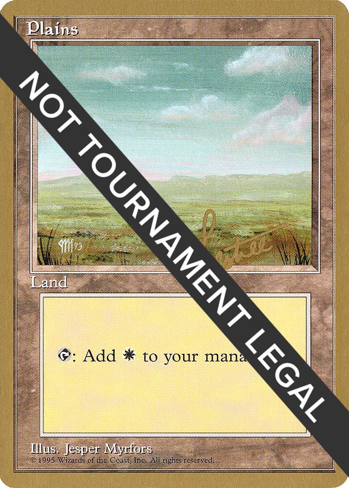 Plains (C) - 1996 Bertrand Lestree (4ED) [World Championship Decks]