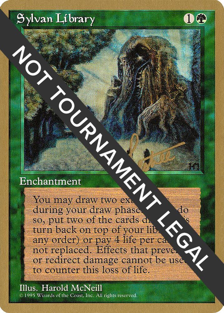 Sylvan Library - 1996 Bertrand Lestree (4ED) [World Championship Decks]