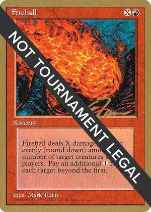 Fireball - 1996 Eric Tam (4ED) [World Championship Decks]