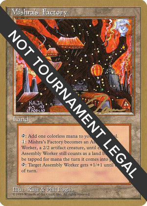 Mishra's Factory - 1996 Eric Tam (4ED) [World Championship Decks]