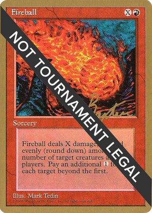 Fireball - 1996 George Baxter (4ED) [World Championship Decks]