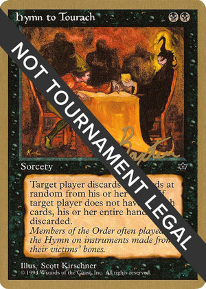 Hymn to Tourach (Table) - 1996 George Baxter (FEM) [World Championship Decks]