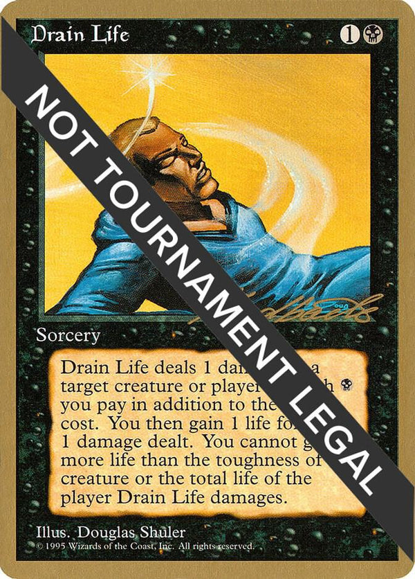 Drain Life - 1996 Leon Lindback (4ED) [World Championship Decks]