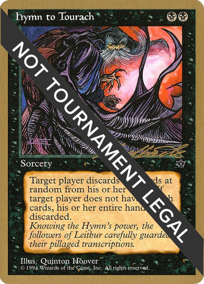Hymn to Tourach (Cloak) - 1996 Leon Lindback (FEM) [World Championship Decks]
