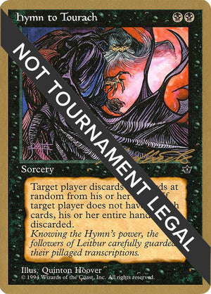 Hymn to Tourach (Cloak) - 1996 Leon Lindback (FEM) [World Championship Decks]