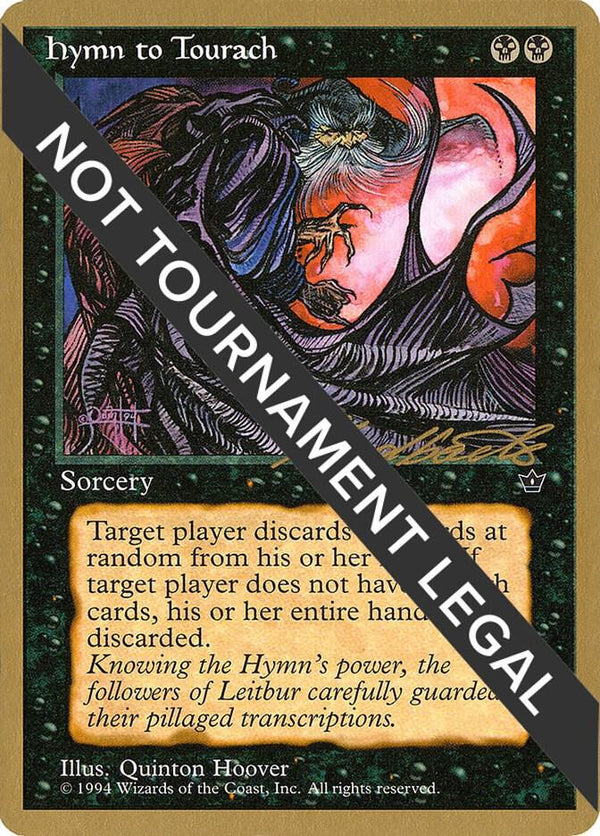 Hymn to Tourach (Cloak) - 1996 Leon Lindback (FEM) [World Championship Decks]