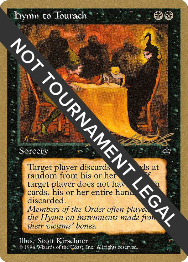 Hymn to Tourach (Table) - 1996 Leon Lindback (FEM) [World Championship Decks]