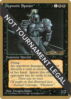 Hypnotic Specter - 1996 Leon Lindback (4ED) [World Championship Decks]